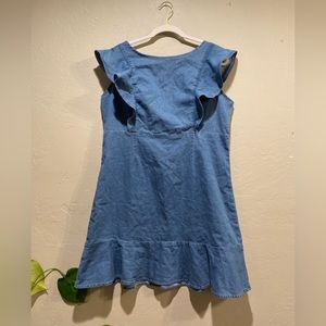 XL Jean chambray Dress NWOT